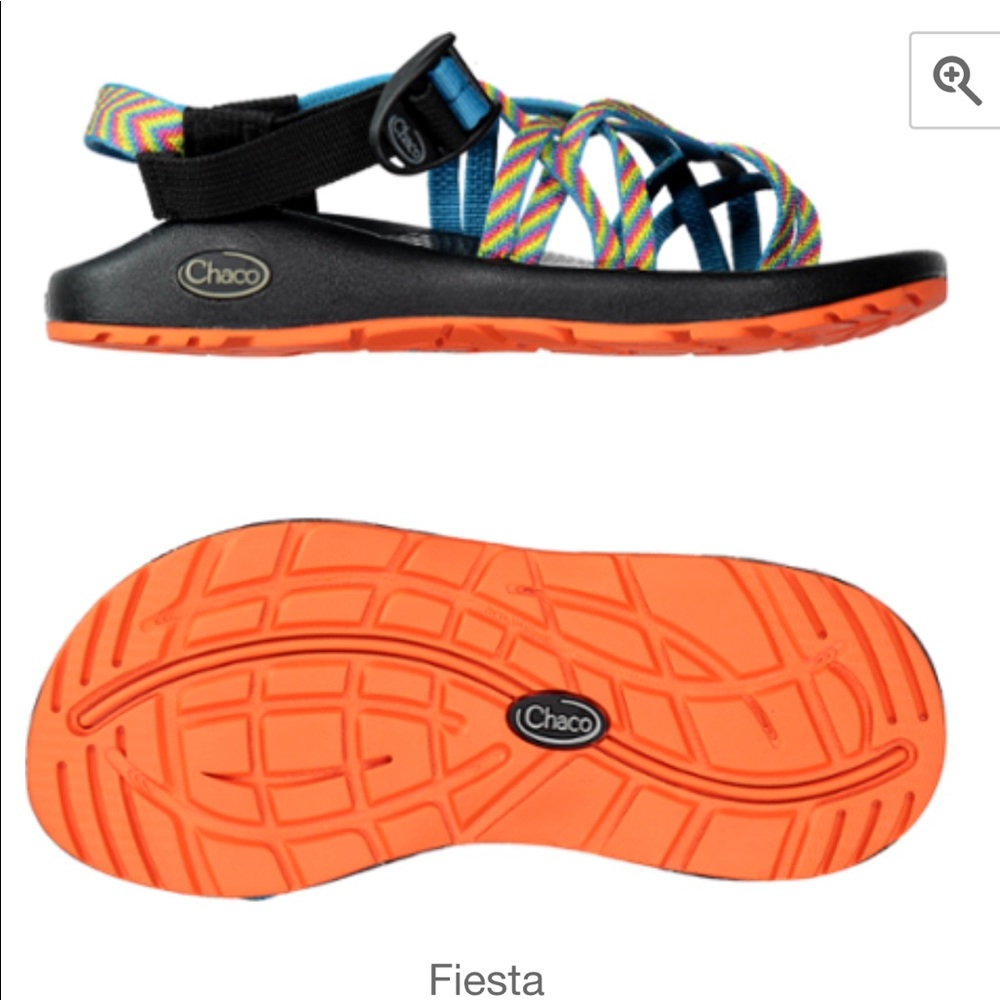 Fiesta rainbow Chaco size 7